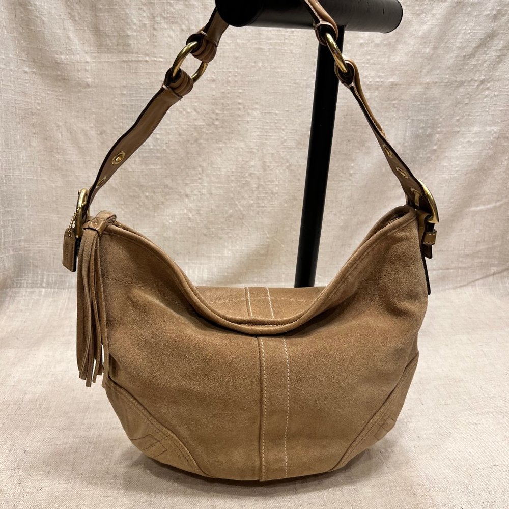 Coach Vintage Suede Hobo Bag